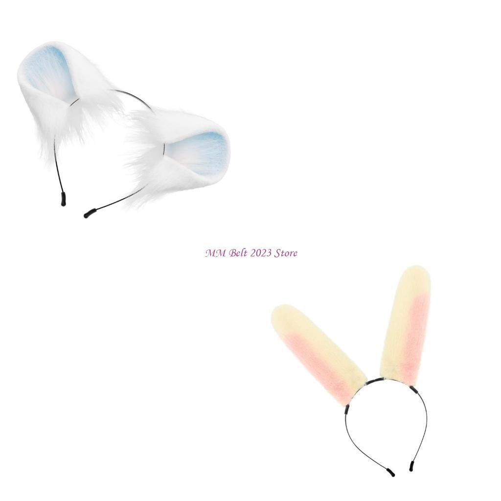 Women Fashion Fun - 49ME Adorkable Rabbits Makeup Headpiece for