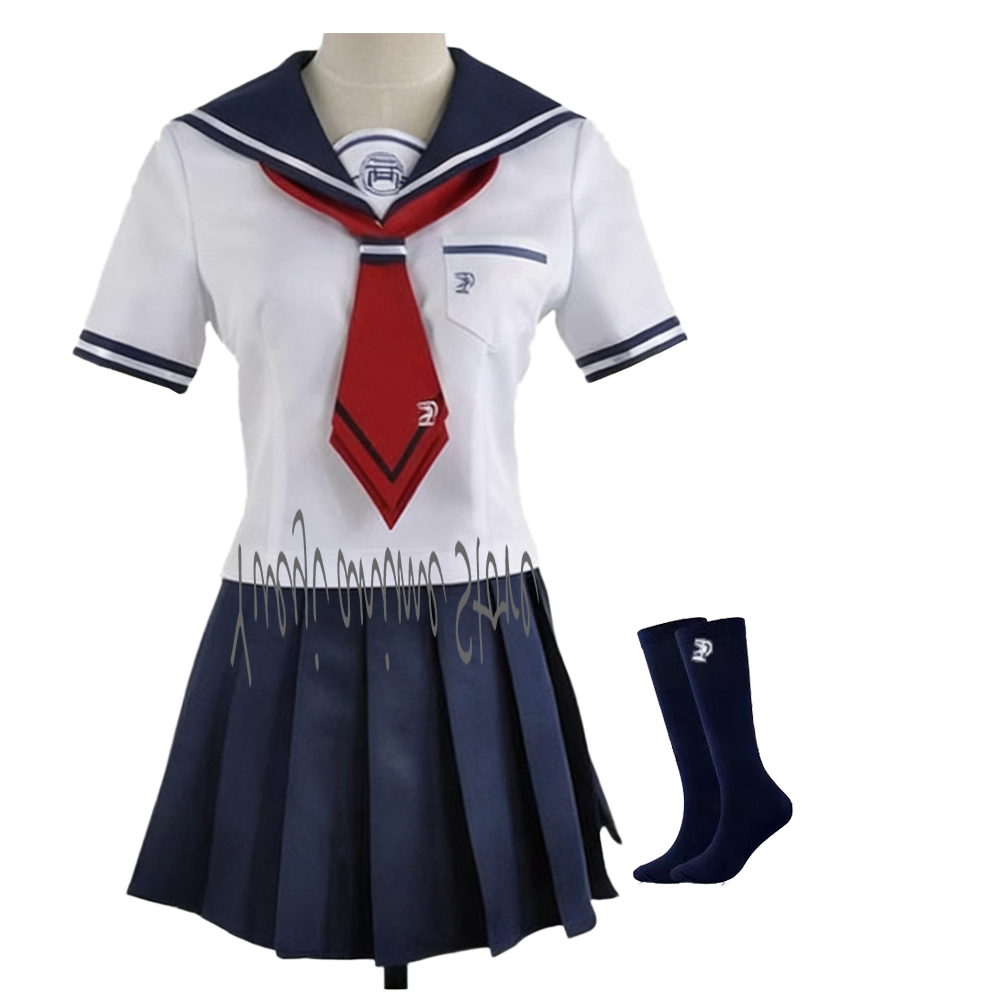 Pleated Skirt Women - customized- Anime Naegi Komaru Cosplay Costume
