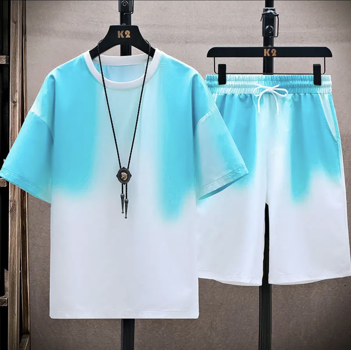 Women Fashion Korean - New hot-selling summer couple ice silk