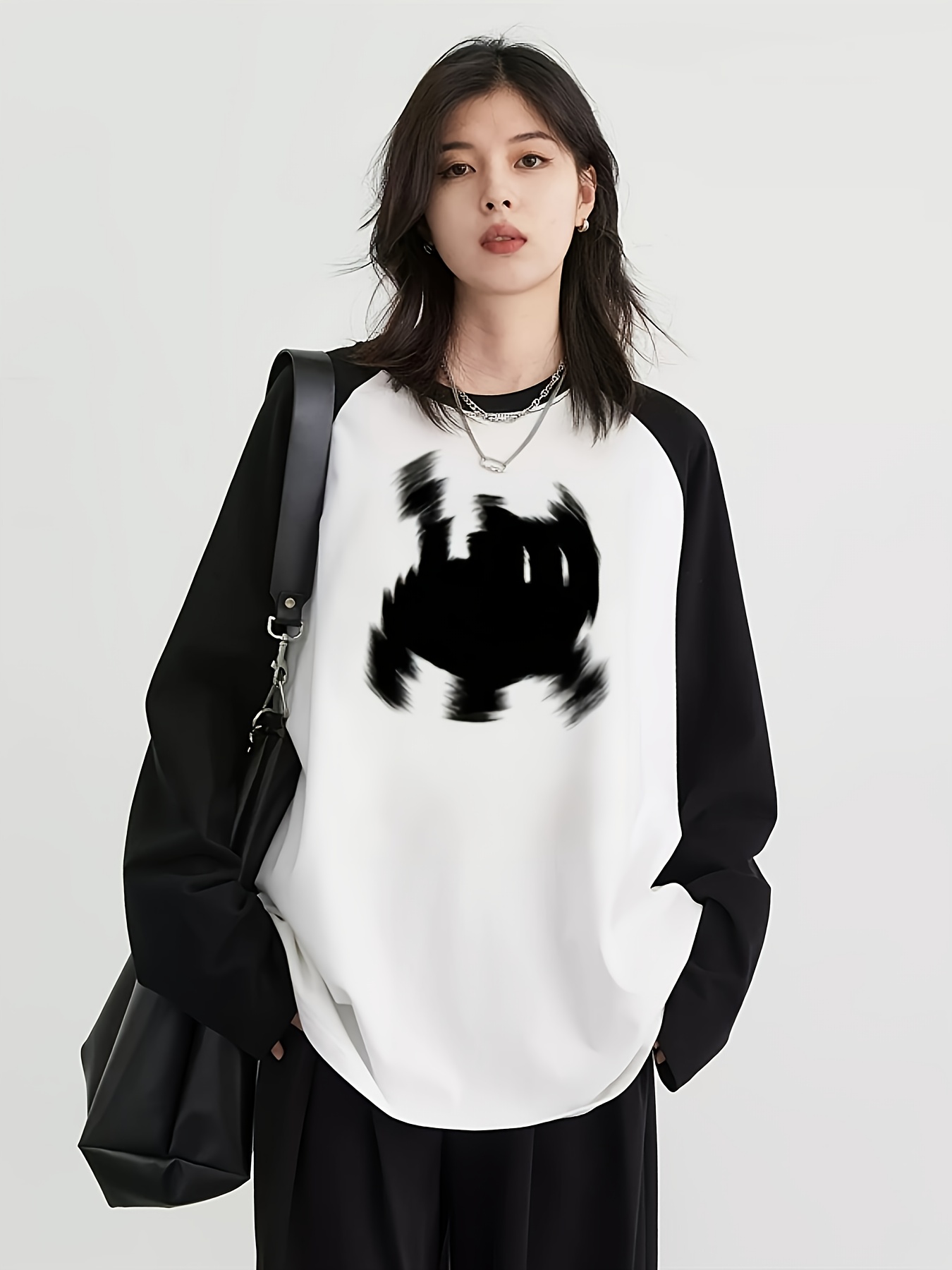 Trend Women Fashion - Y2K Women's Raglan Long Sleeve T-Shirt