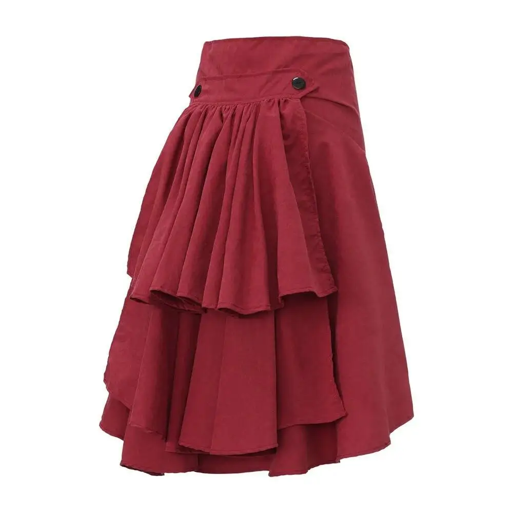 women's punk tailcoat Renaissa - Pleated Skirt Women 评论和价格
