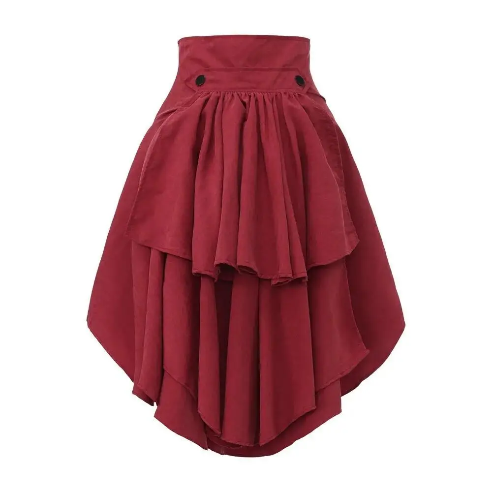 women's punk tailcoat Renaissa - Pleated Skirt Women 评论和价格
