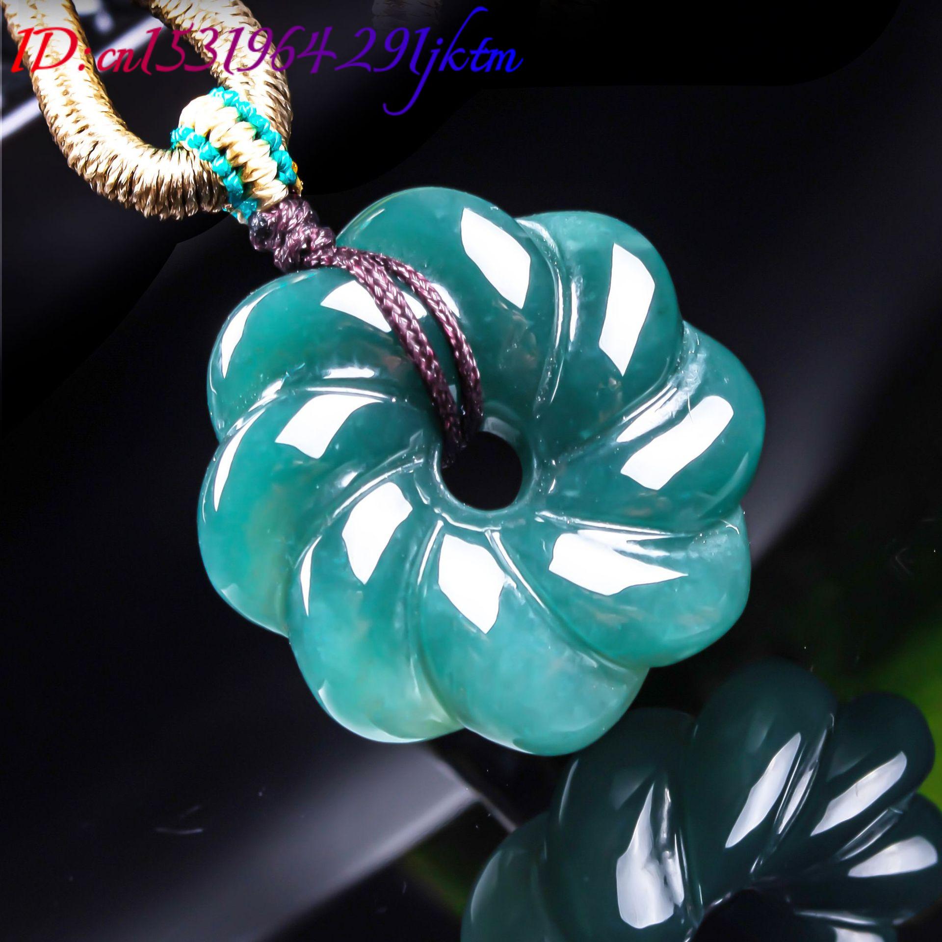 Natural Burmese Jadeite Flower - Trend Women Fashion 评论和价格