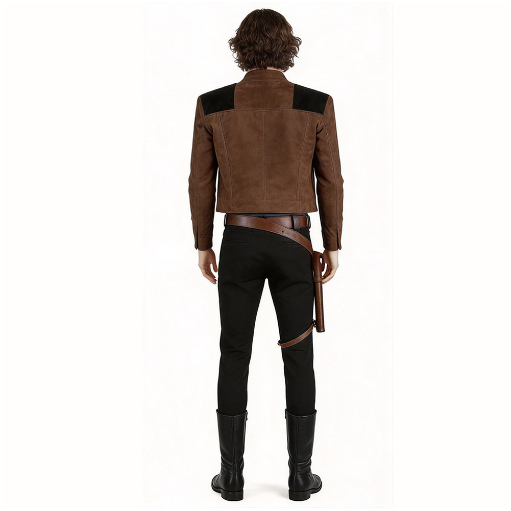Han Solo Cosplay Costume Adult - Belted Shirt Dress 评论和价格