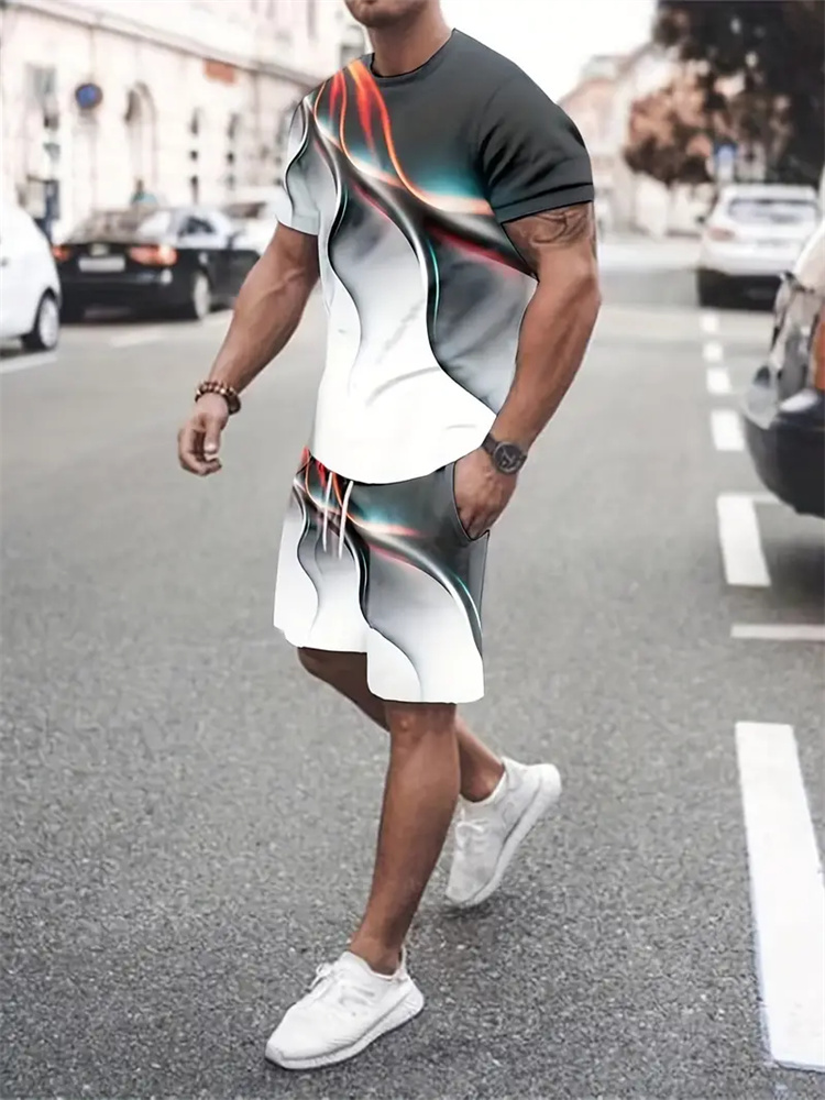 Men Women Gradient Texture T-s - Trend Women Fashion 评论和价格