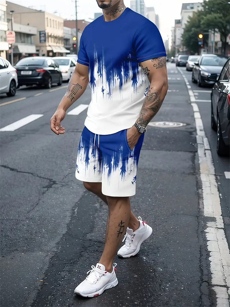 Men Women Gradient Texture T-s - Trend Women Fashion 评论和价格