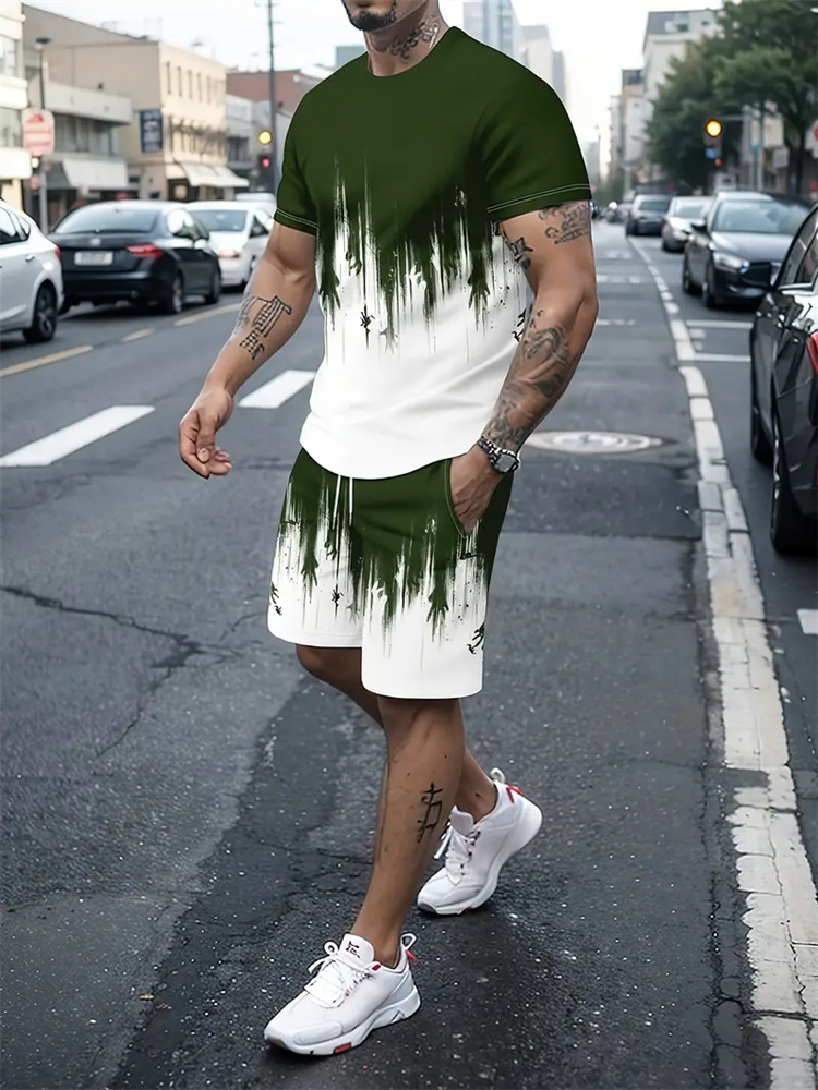 Men Women Gradient Texture T-s - Trend Women Fashion 评论和价格