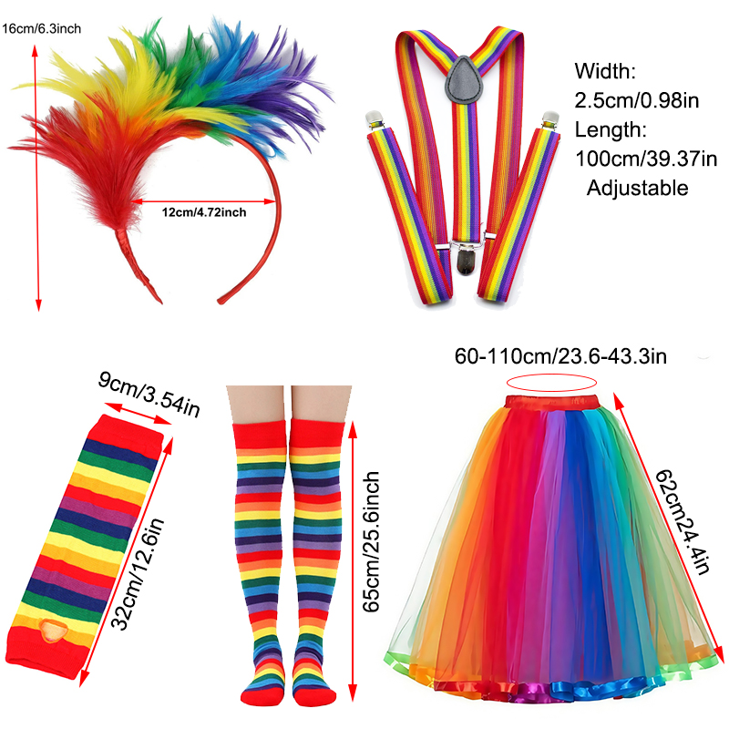 Rainbow Headband Strap Sleeve  - Belted Shirt Dress 评论和价格