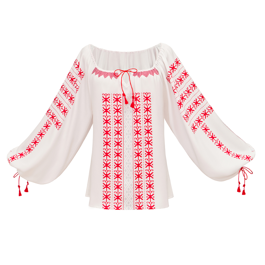 Marion Ravenwood Cosplay Costu - Puff Sleeve Blouse 评论和价格