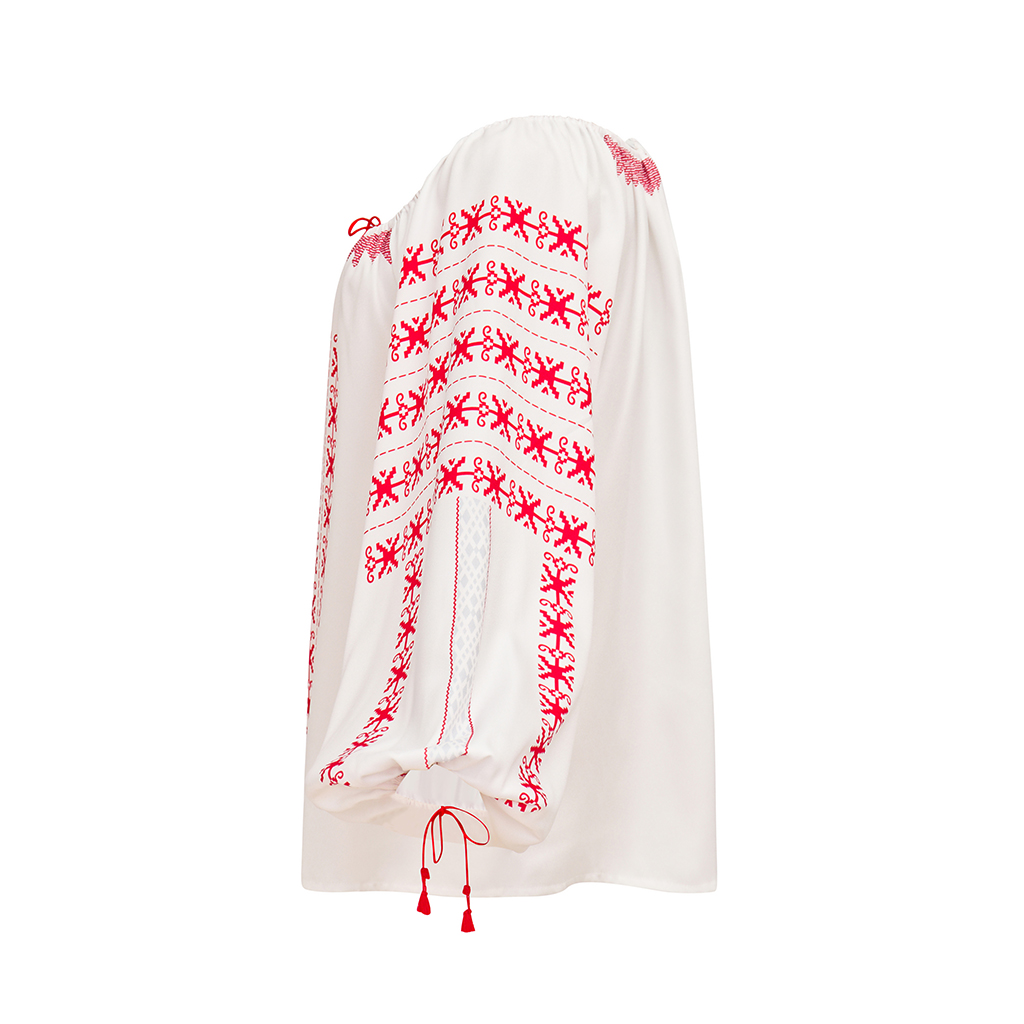 Marion Ravenwood Cosplay Costu - Puff Sleeve Blouse 评论和价格