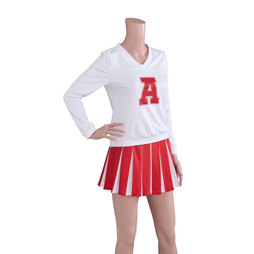 Betty Nerd Cheerleader Uniform - Pleated Skirt Women 评论和价格