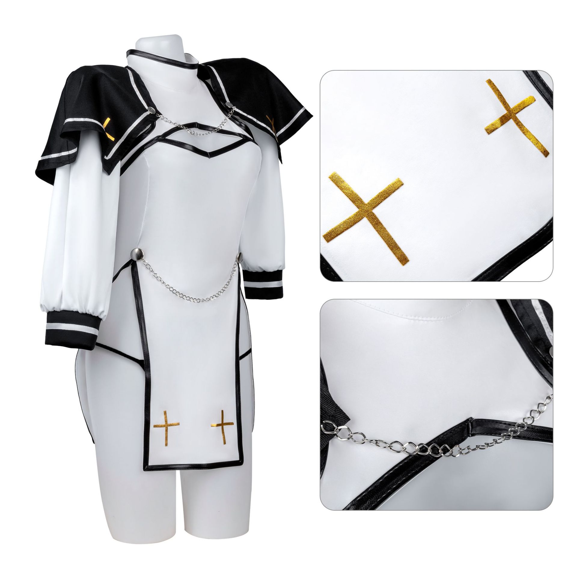 Game Baptismal Priest Cosplay  - Bodycon Dress Women 评论和价格