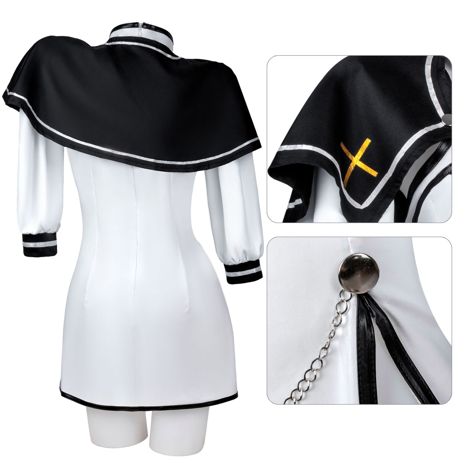 Game Baptismal Priest Cosplay  - Bodycon Dress Women 评论和价格