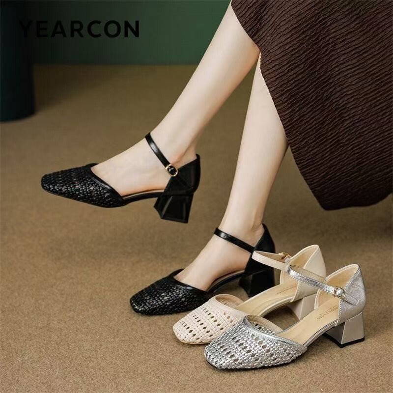 Fashion Woven Hollow Chunky Ro - Women'S Fashion Brands 评论和价格