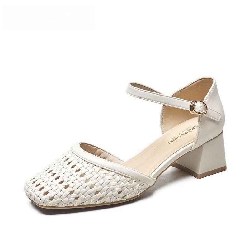 Fashion Woven Hollow Chunky Ro - Women'S Fashion Brands 评论和价格