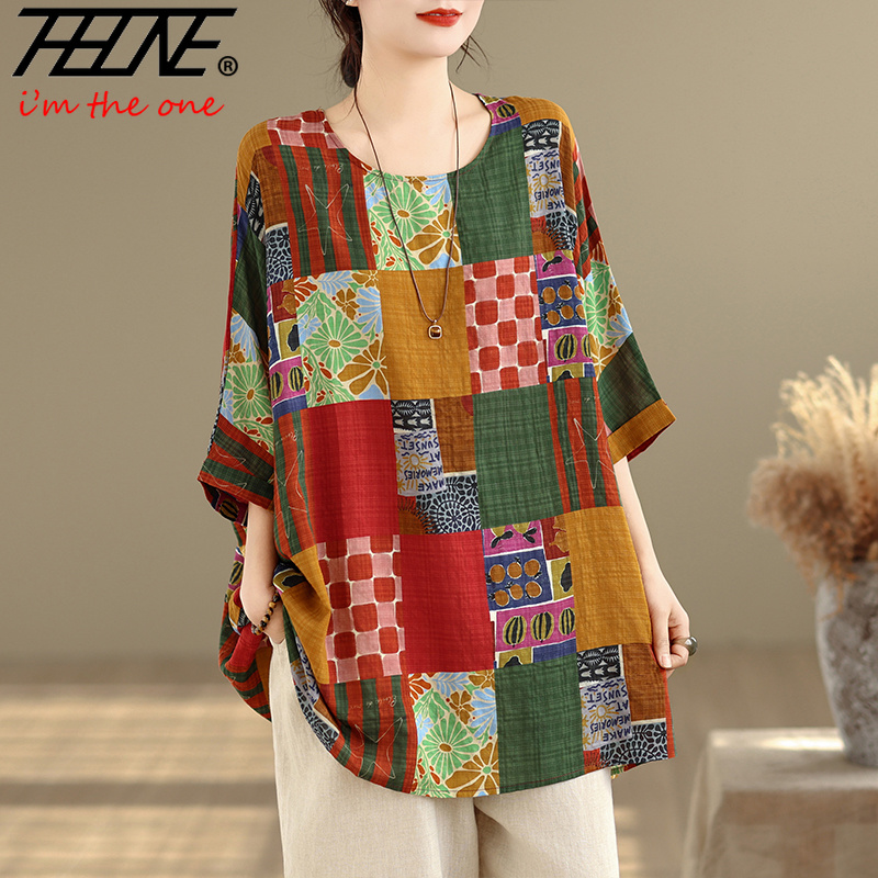 THHONE Women Shirts Print Loos - Women'S Fashion Jersey 评论和价格