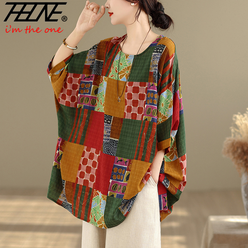 THHONE Women Shirts Print Loos - Women'S Fashion Jersey 评论和价格