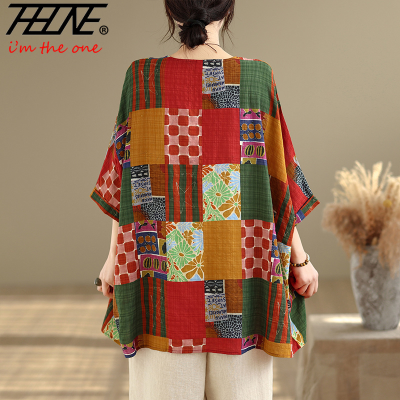 THHONE Women Shirts Print Loos - Women'S Fashion Jersey 评论和价格