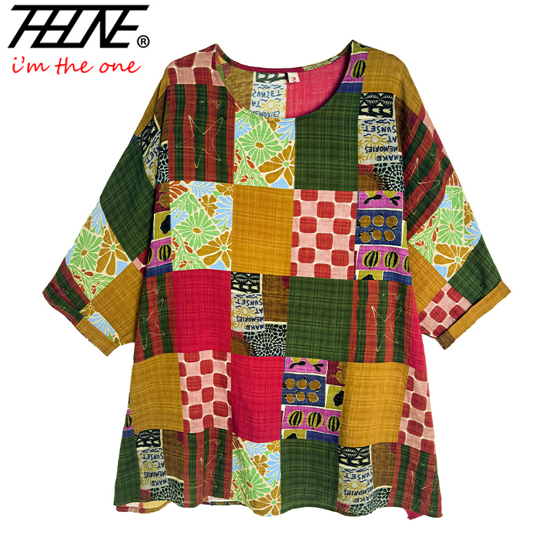 THHONE Women Shirts Print Loos - Women'S Fashion Jersey 评论和价格