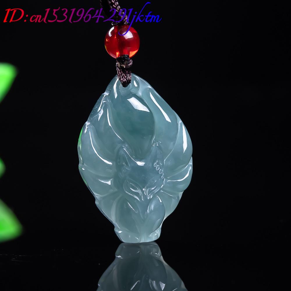 Natural Burmese Jadeite Fox Pe - Trend Women Fashion 评论和价格