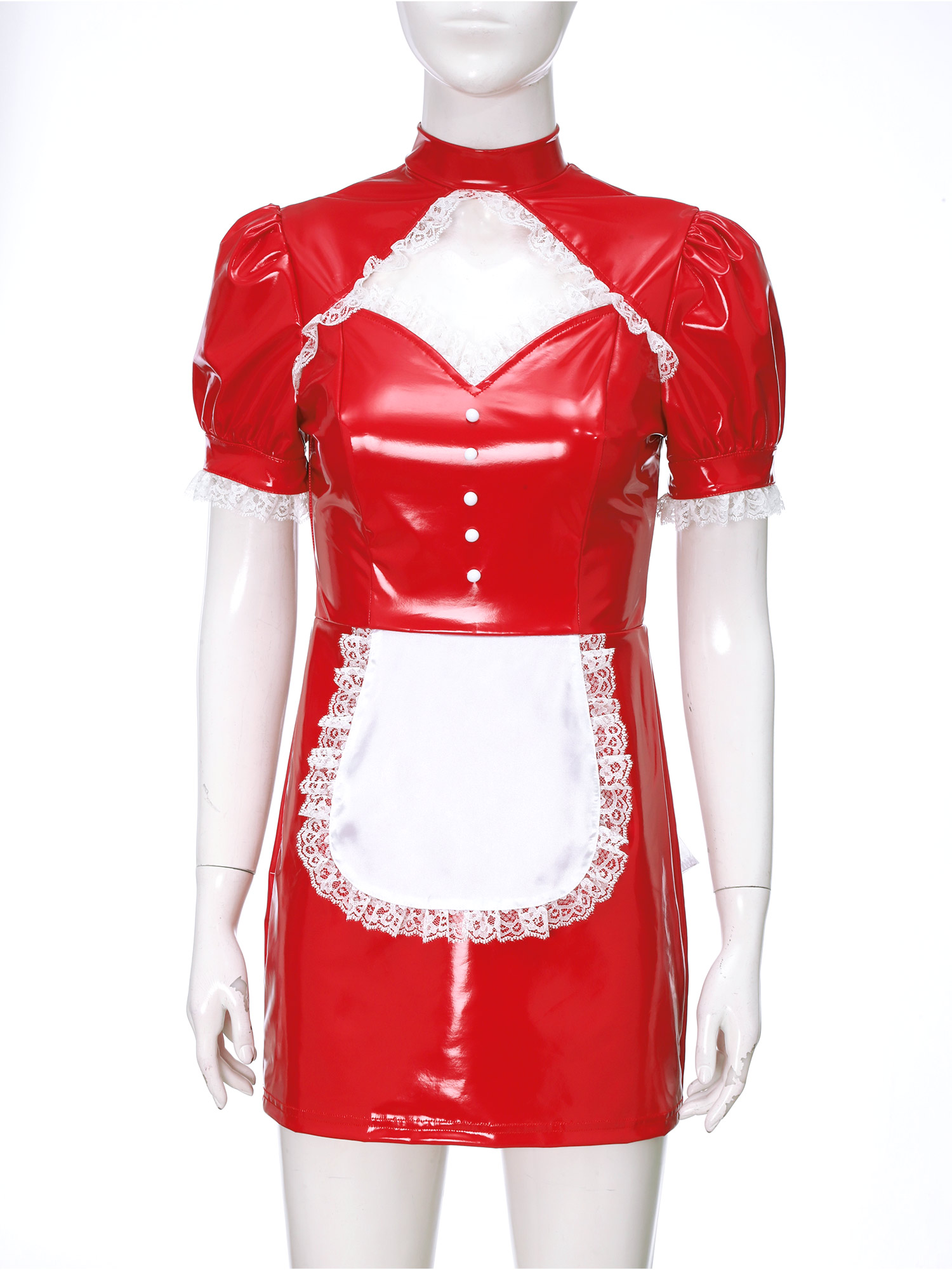 Womens French Maid Cosplay Cos - Bodycon Dress Women 评论和价格