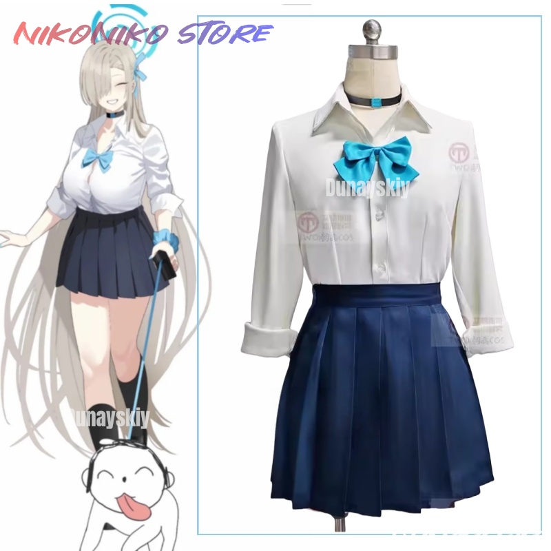 Game Blue Archive Cosplay Ichi - Pleated Skirt Women 评论和价格