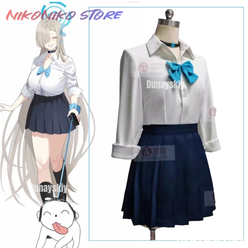 Game Blue Archive Cosplay Ichi - Pleated Skirt Women 评论和价格