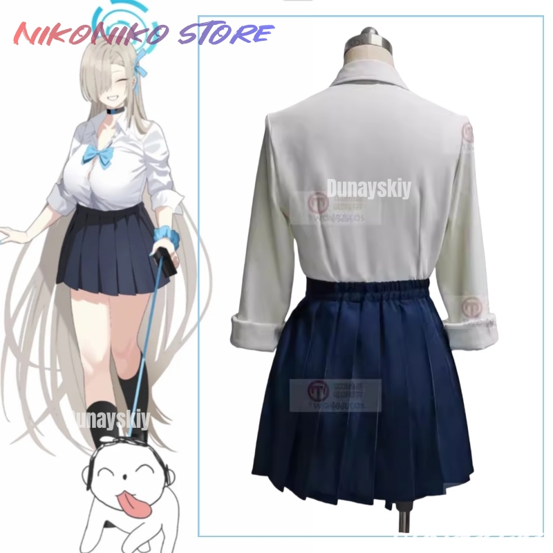 Game Blue Archive Cosplay Ichi - Pleated Skirt Women 评论和价格