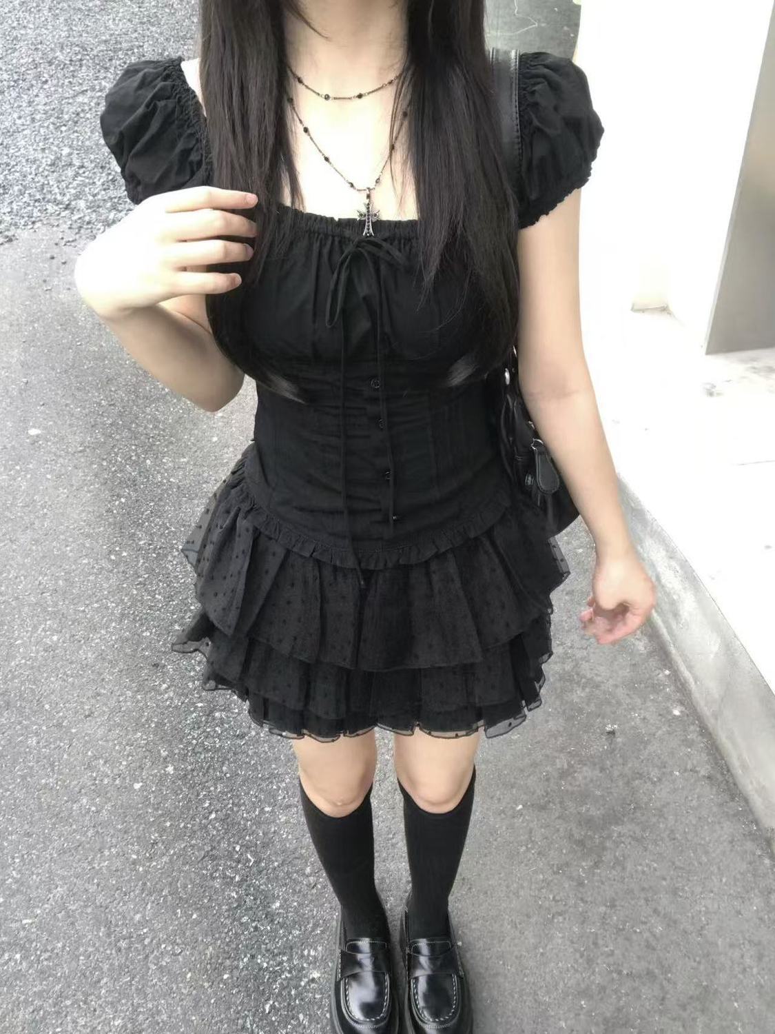 Women's Set 2026 Summer New Ko - Puff Sleeve Blouse 评论和价格
