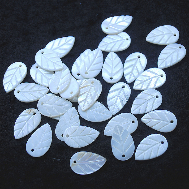 30PCS White Shell Leaf Shape 8 - Women Fashion Nz 评论和价格