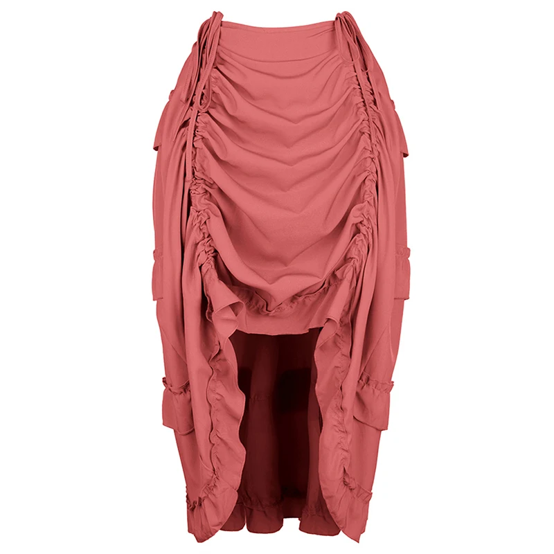 Steampunk Gothic Corset With S - Pleated Skirt Women 评论和价格