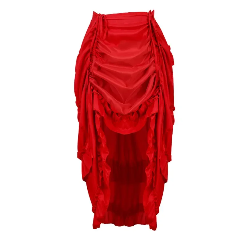 Steampunk Gothic Corset With S - Pleated Skirt Women 评论和价格