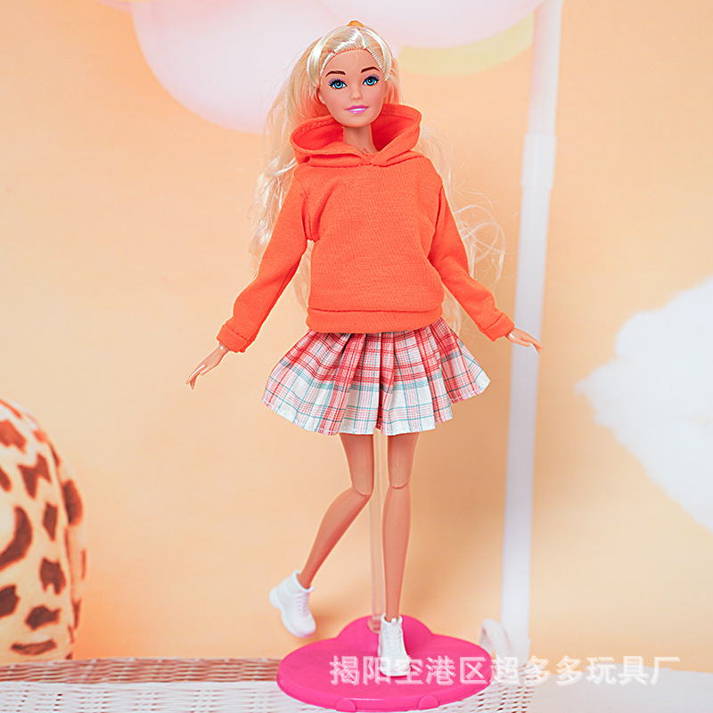 1/6 BJD Doll Clothes For Barbi - Puff Sleeve Blouse 评论和价格