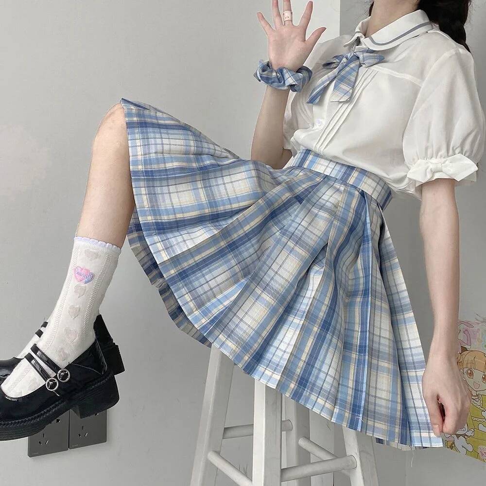 Women Jk Mini Skirts Japanese  - Pleated Skirt Women 评论和价格