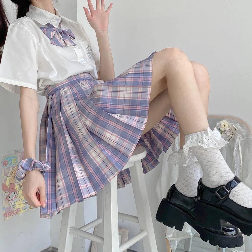 Women Jk Mini Skirts Japanese  - Pleated Skirt Women 评论和价格