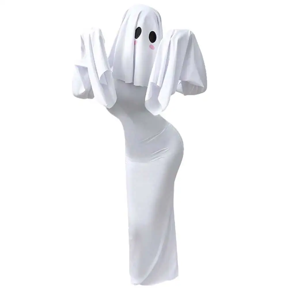 Anime Ghost Female Cosplay Cos - Bodycon Dress Women 评论和价格