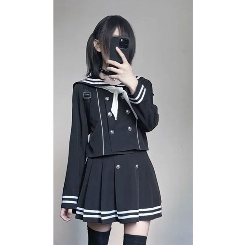 Japanese Subculture Retro Cosp - Pleated Skirt Women 评论和价格